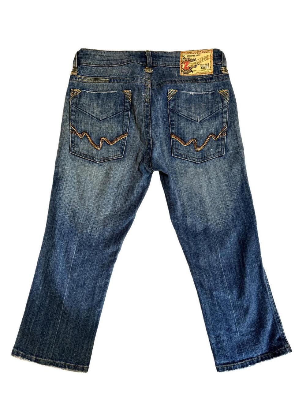 y2k z cavaricci capri jeans ☆ mcbling low rise denim